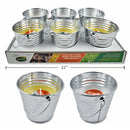 LINKS - CITRONELLA CANDLE IN GALVANIZED PAIL 140GR