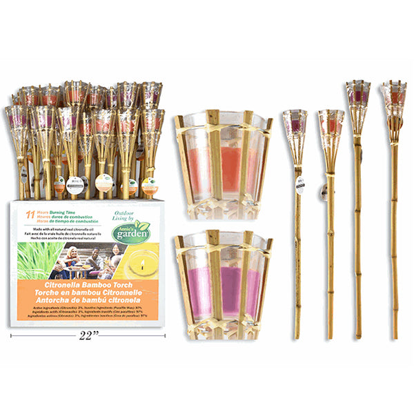 ANNIE GARDEN - CITRONELLA TORCH CANDLE 76CM-90CM