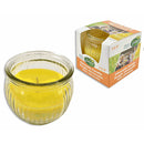 ANNIE'S GARDEN - CITRONELLA CANDLE IN ROUND GLASS JAR 2-5/8IN