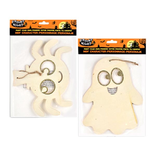 FRIGHT NIGHT - HALLOWEEN PAINT YOUR OWN DIE CUT CHARACTER 1UN