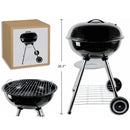 GRILL MAESTRO - 4 LEGS CHARCOAL KETTLE BBQ W/ WHEELS 28.3IN