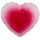 VALENTINE GRADIENT FROSTED HEART SALAD BOWL 8.38 IN