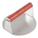 GRILL MAESTRO - WOODEN HANDLE SMASH  BURGER PRESS 6IN