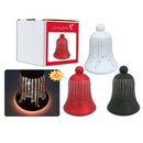 SANTA STUDIO - XMAS GLASS LIBERTY BELL 6.75x5IN 1 UN