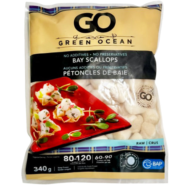 GREEN OCEAN - BAY SCALLOPS 340GR