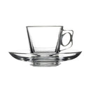 SAFDIE AND CO - VELA ESPRESSO 80ML CUP SAUCER SET 4x6 PK