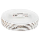 VITREX - NARROW RIM SIDE PLATE 9.5IN 6EA