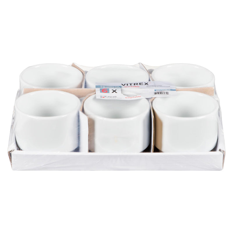 VITREX - 7OZ COFFEE CUPS 6PK