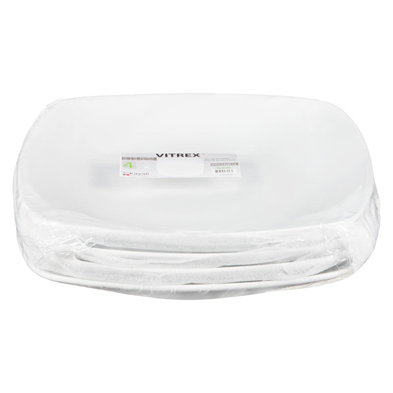 VITREX - SQUARE PLATTER 12IN 4EA