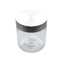 SKI - GLASS JAR W/METAL LID 350ML