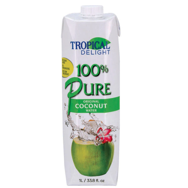 TROPICAL DELIGHT - TD TETRA 100% COCONUT WATER 12x1 LT