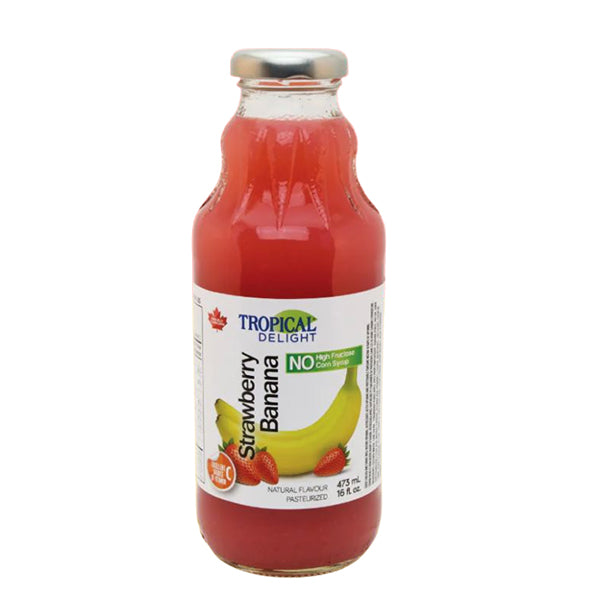 TROPICAL DELIGHT - TD STRAWBERRY BANANA 12x473ML