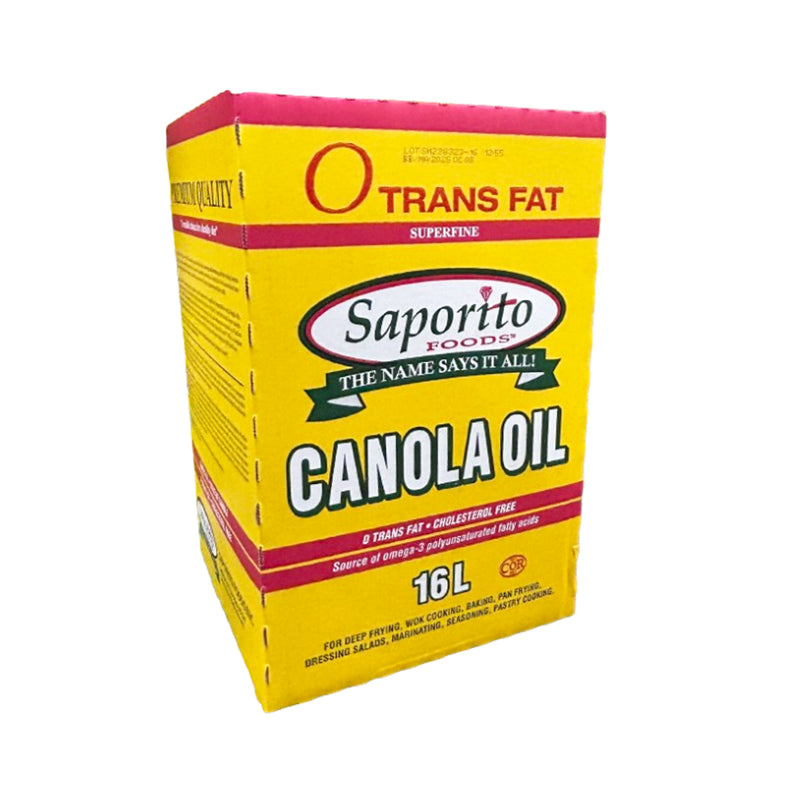 SAPORITO - CANOLA OIL (BOX) 16LT