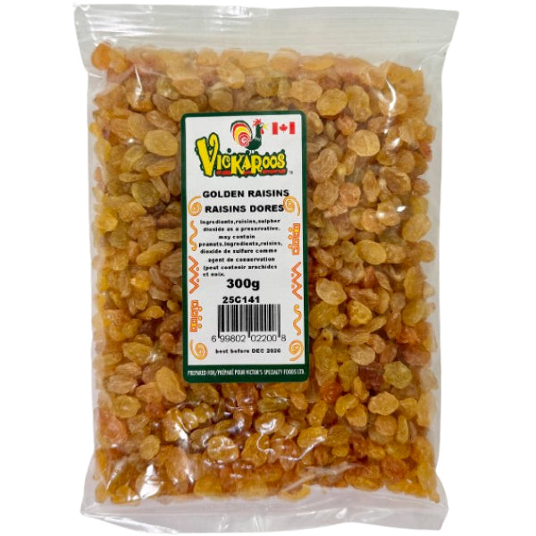 VICKAROOS - GOLDEN RAISINS 300GR