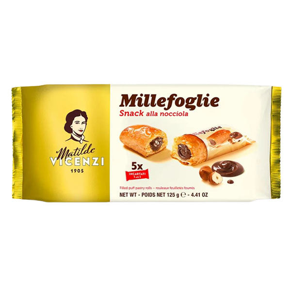 VICENZI - MINI MILLEFOGILE HAZELNUT 125GR