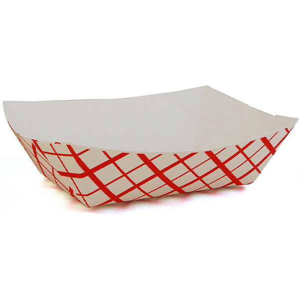 SOUTHLAND - FOOD TRAY 8OZ RED PLAID 4x250 EA