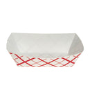 SOUTHLAND - FOOD TRAY  2LB RED CHECK 4x250 EA