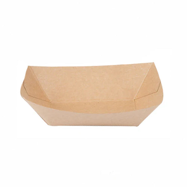 CALIBRE - ECO FOOD TRAY 1LB WHITE/ KRAFT 4x250 EA