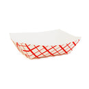 SOUTHLAND - FOOD TRAY 1/2LB RED PLAID 250EA
