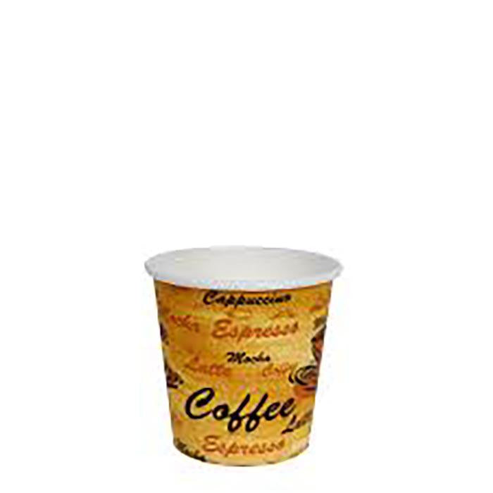 E2E - HOT CUP PRINTED 4OZ 50EA