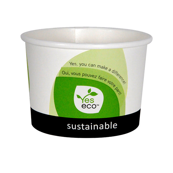 YES ECO - YESECO PLA BOWL 12OZ 25EA