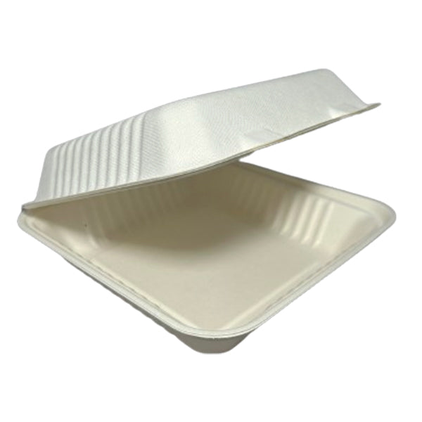 NEWWAVE - 9in BAGASSE CLAMSHELL 50EA