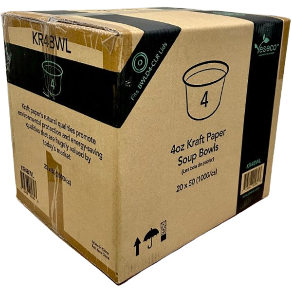 YESECO - 4OZ KRAFT SOUP BOWL 20x50 CT
