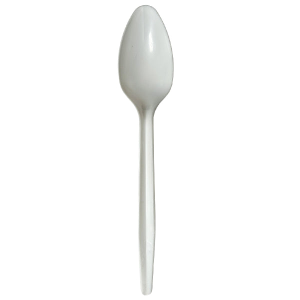 E2E FOOD PACK - NESTED PP70 TEA SPOON SHARK WHITE 50UN