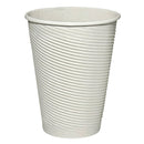 E2E - FOODPACK 12OZ INSULATED SINGLE RIPPLE HOT CUP 50PK