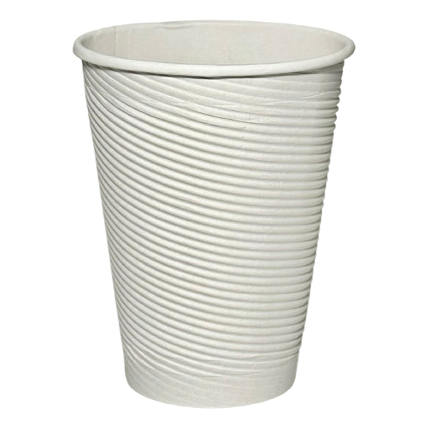 E2E FOODPACK - 12OZ INSULATED SINGLE RIPPLE HOT CUP 50 PK