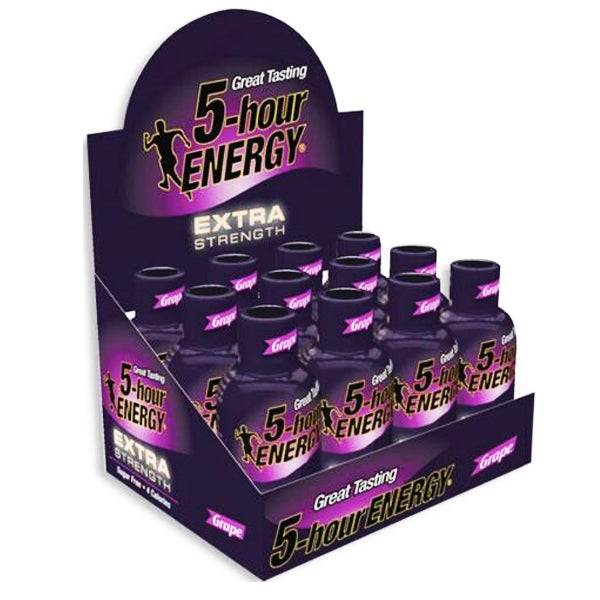 5 HOUR ENERGY - HR EXTRA STRENGTH GRAPE 12x60 ML