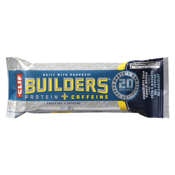 CLIF BAR - BUILDERS PROTEIN CHOC CHIP COOKIE DOUGH 12x12x68 GR