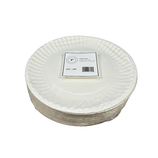 CPC -  9IN PAPER PLATE 12x100 CT