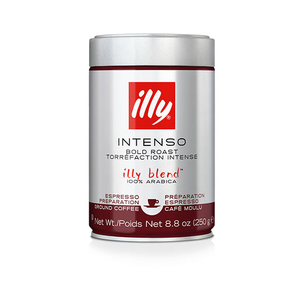 ILLY - ESPRESSO INTENSO GROUND COFFEE 250GR