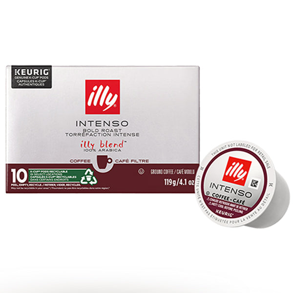 ILLY - K CUP INTENSO DARK ROAST COFFEE 10EA