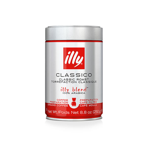 ILLY - CLASSICO GROUND COFFEE 250GR