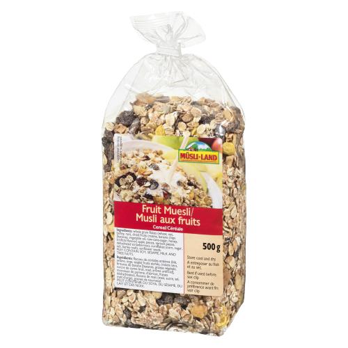 MUSLI-LAND - FRUIT MUESLI CEREAL 500GR