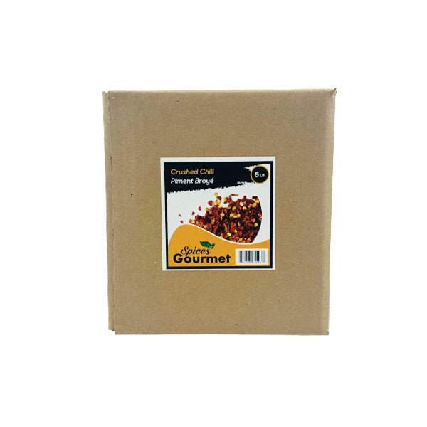 SPICES GOURMET - CRUSHED CHILI 5LB