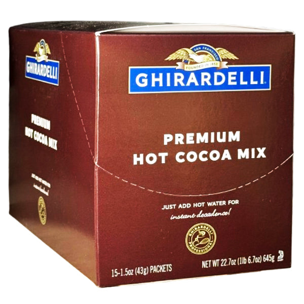 GHIRARDELLI - PREMIUM HOT COCOA 15x43 GR