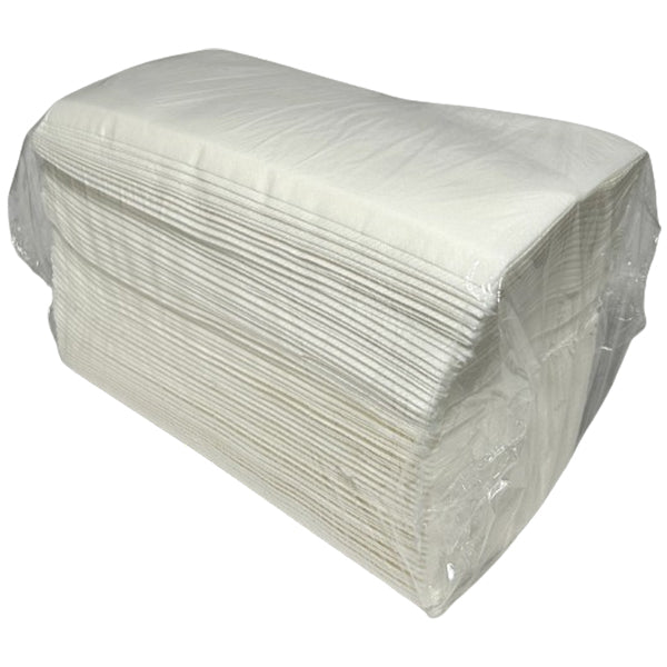 TOPLINE - AIRLAID 12x17IN WHITE GUEST TOWEL 1/6 FOLD 500EA