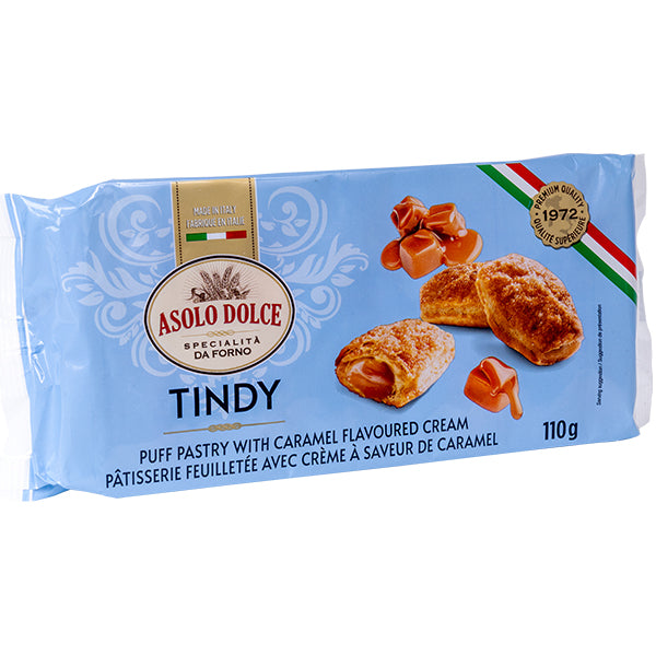 ASOLO DOLCE - TINDY PUFF PASTRY CARAMEL 16x110 GR