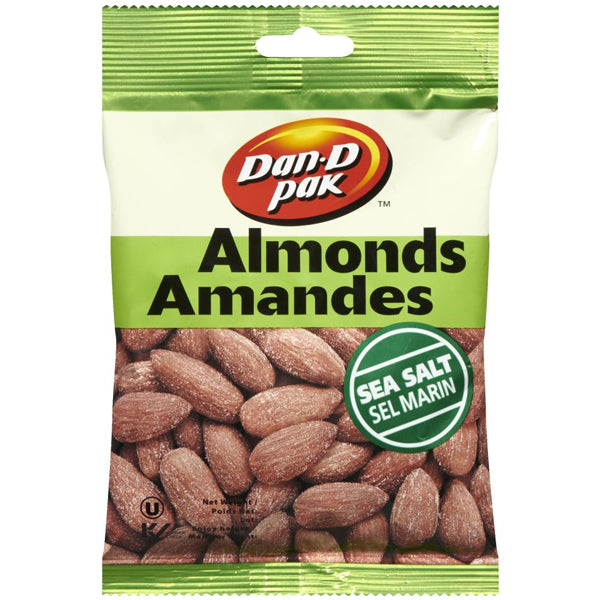 DAN D PAK - ALMONDS SALTED 100GR