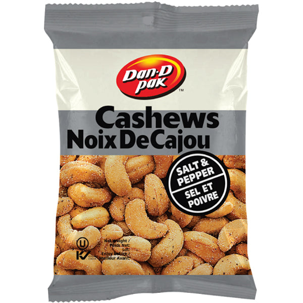 DAN D PAK - CASHEWS SALT AND PEPPER 92GR