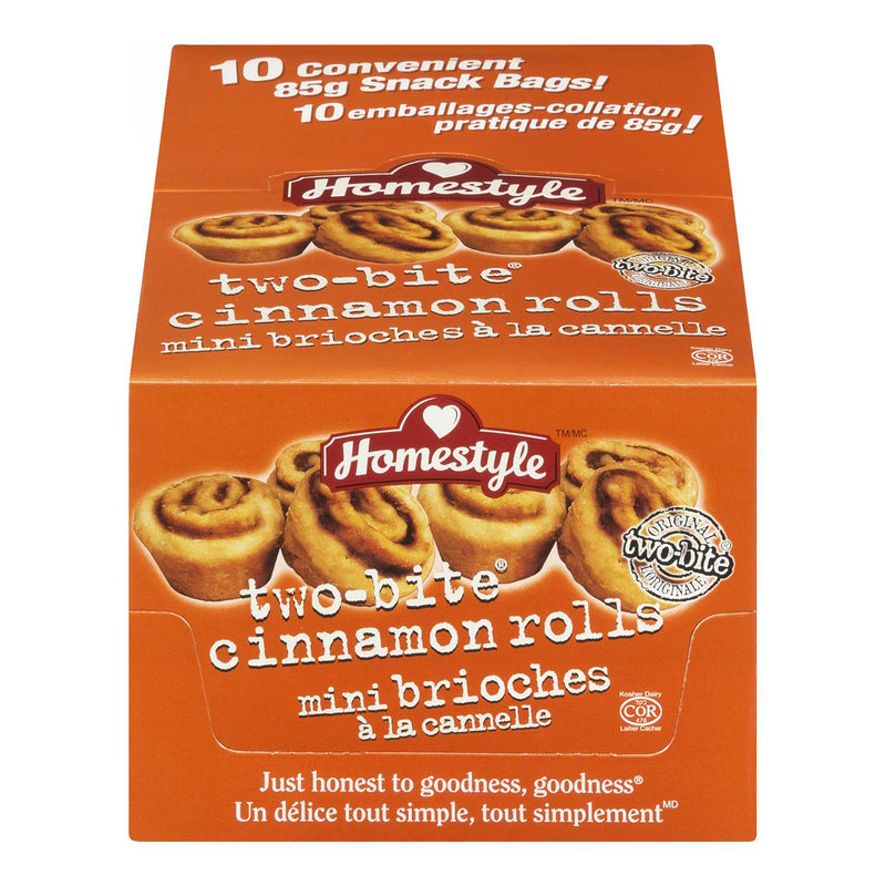 HOMESTYLE - TWO-BITE CINNAMON ROLLS 10x70GR