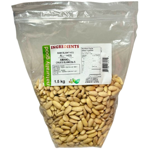 NATURALLY GOOD - NG BLANCHED WHOLE ALMONDS 1.5KG