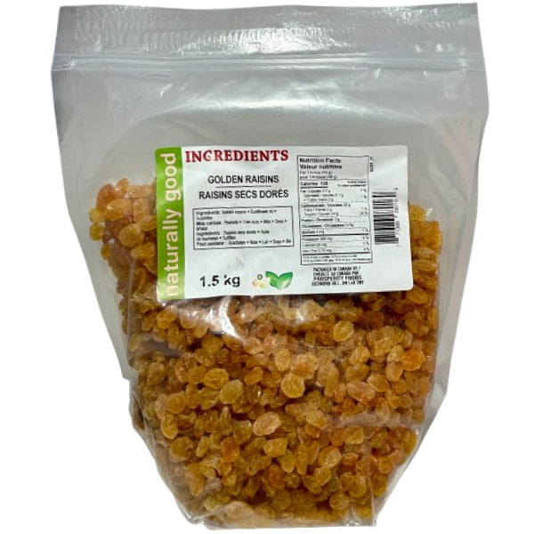 NATURALLY GOOD - GOLDEN RAISINS 1.5KG