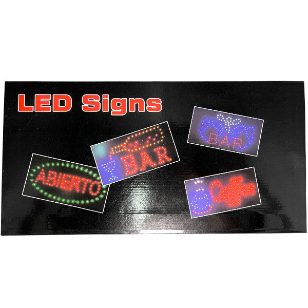 LED SIGN - LIGHT UP OPEN EA