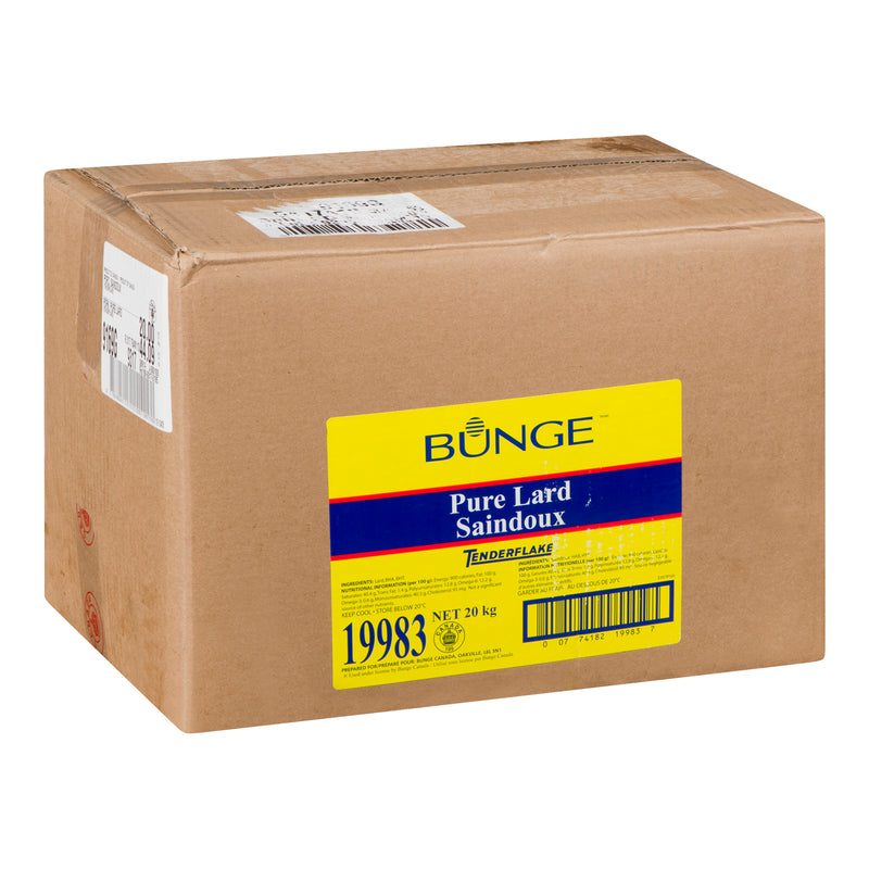 BUNGE - TENDERFLAKE PURE LARD 20KG