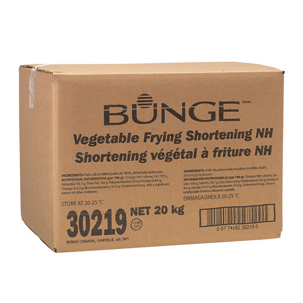 BUNGE - VEGETABLE FRYING NH CUBE 20KG