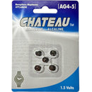 CHATEAU - 377  AG4-5 WATCH BATTERIES 5EA